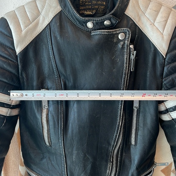 Vintage Leather Jacket - Erel Hamburg Size 40. Perfectly worn in. - Picture 16 of 17